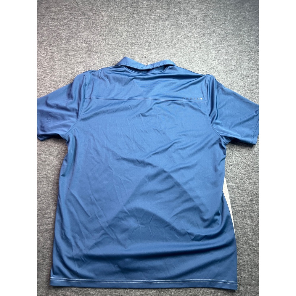 Oakley Mens Blue Striped Colorblock Functional System Golf Polo Shirt XL 434039 - Picture 8 of 10